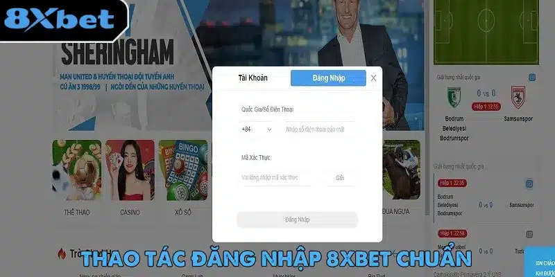 8xbet hướng dẫn tân binh trải nghiệm đăng nhập trên hệ thống máy tính